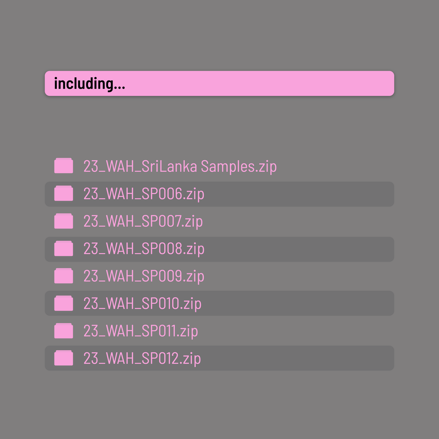 E02_WAH / Sample MegaPack // 23